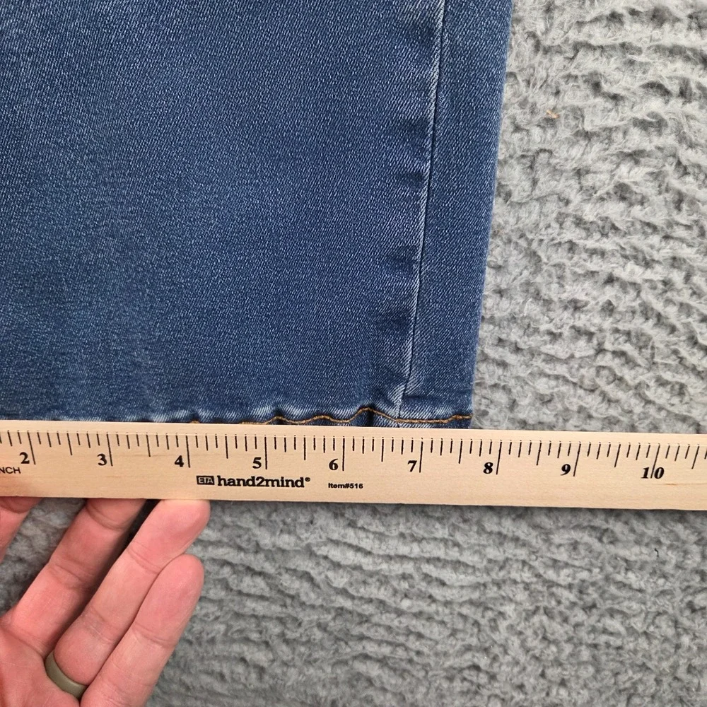 The Perfect Jean NYC Jeans‎ Mens 42x30 (41x30) Blue Slim Thick Tapered Stretch - Picture 6 of 11